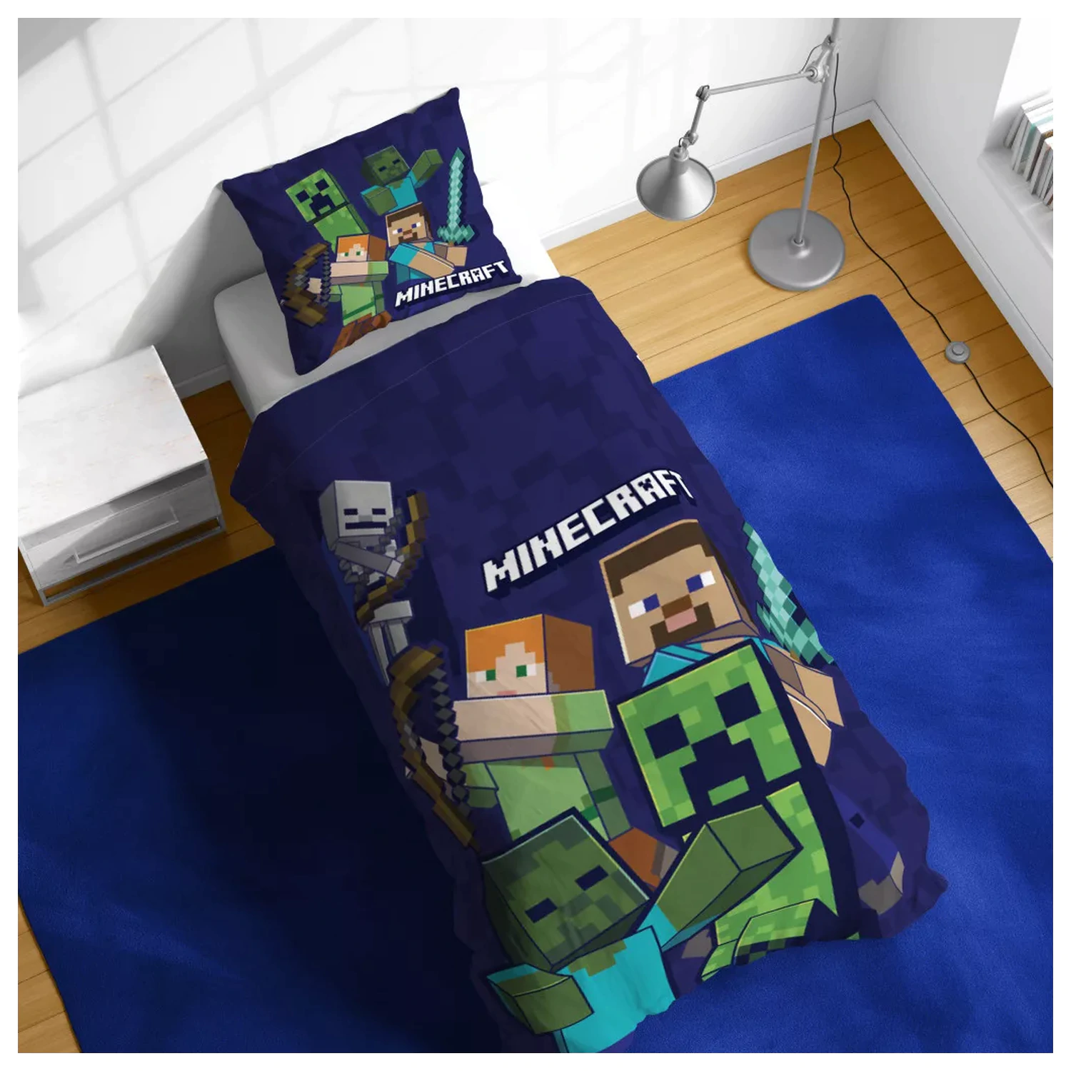 Minecraft Realms Duvet Cover product photo