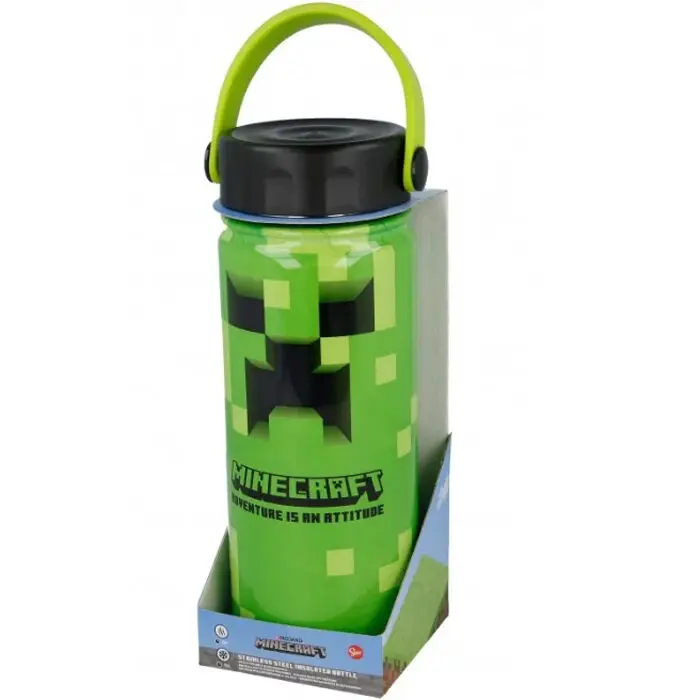 Minecraft stainless steel bottle 530ml product photo