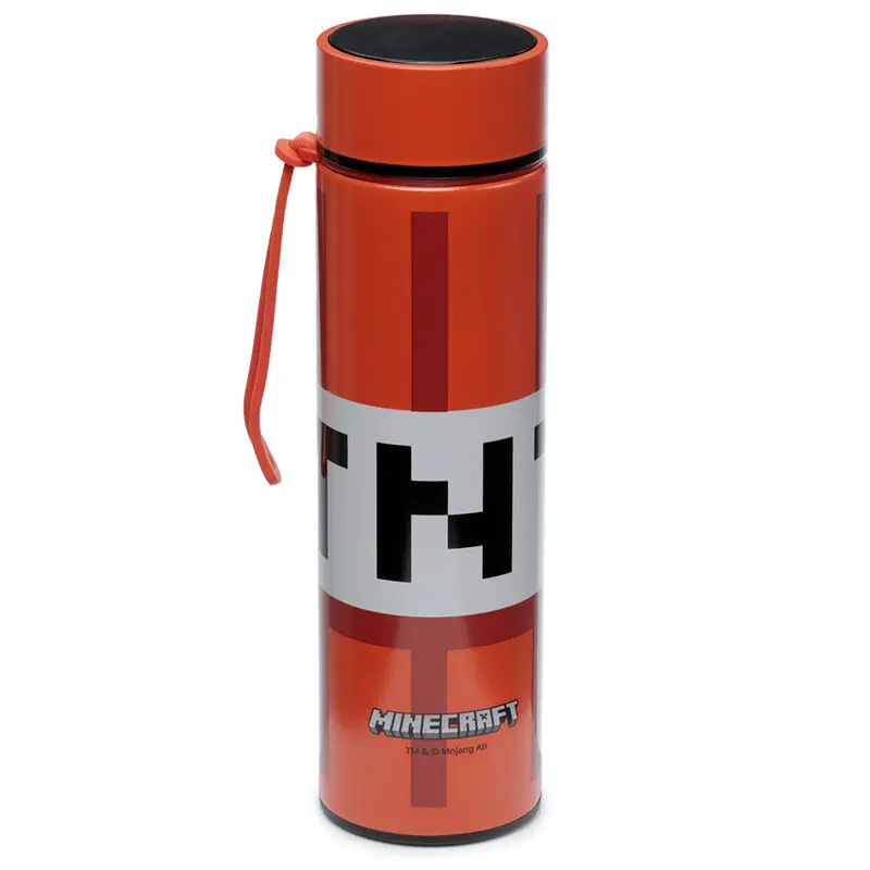 Minecraft thermos stainless steel bottle with thermometer 450ml termékfotó