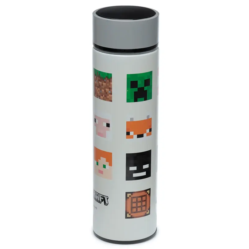 Minecraft thermos stainless steel bottle with thermometer 450ml termékfotó