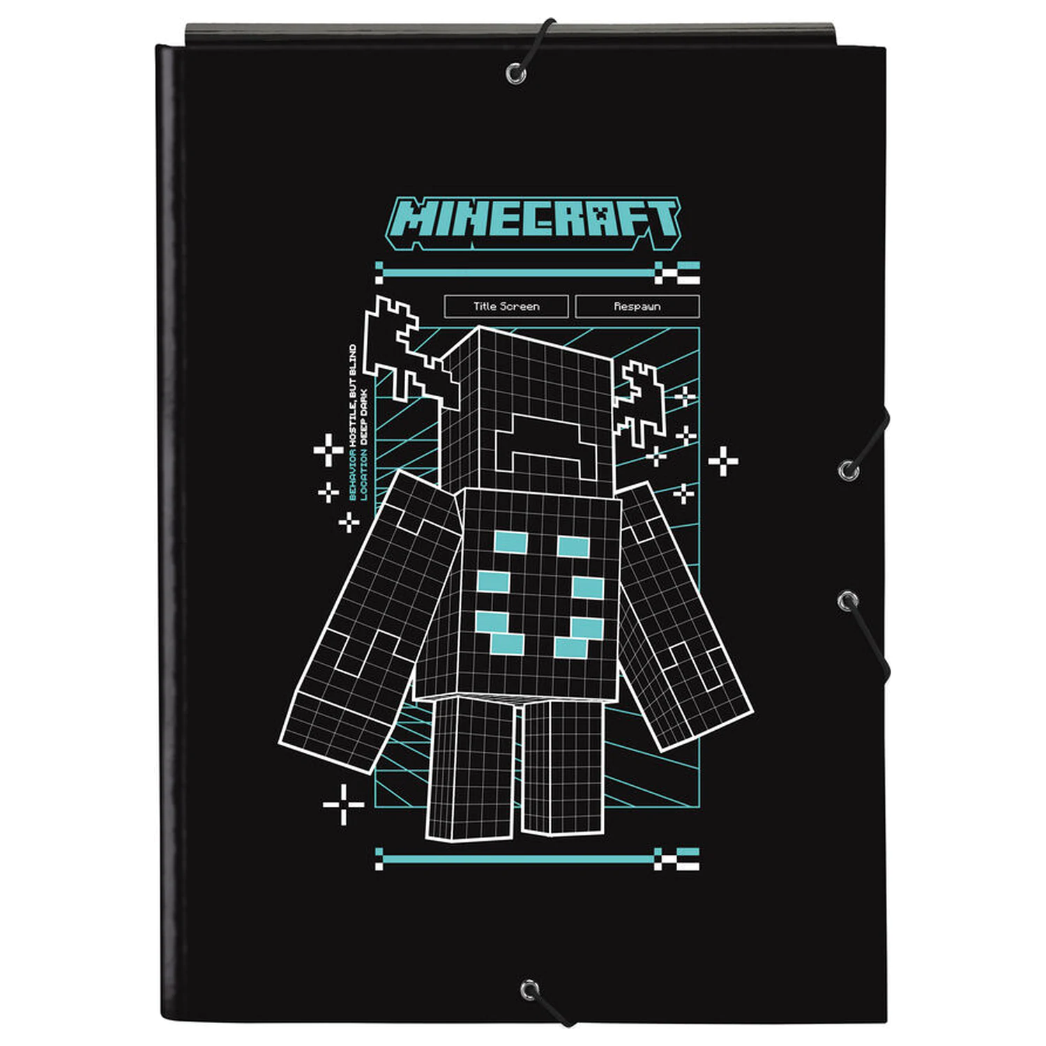Minecraft Screen A4 cardboard binder with flaps product photo