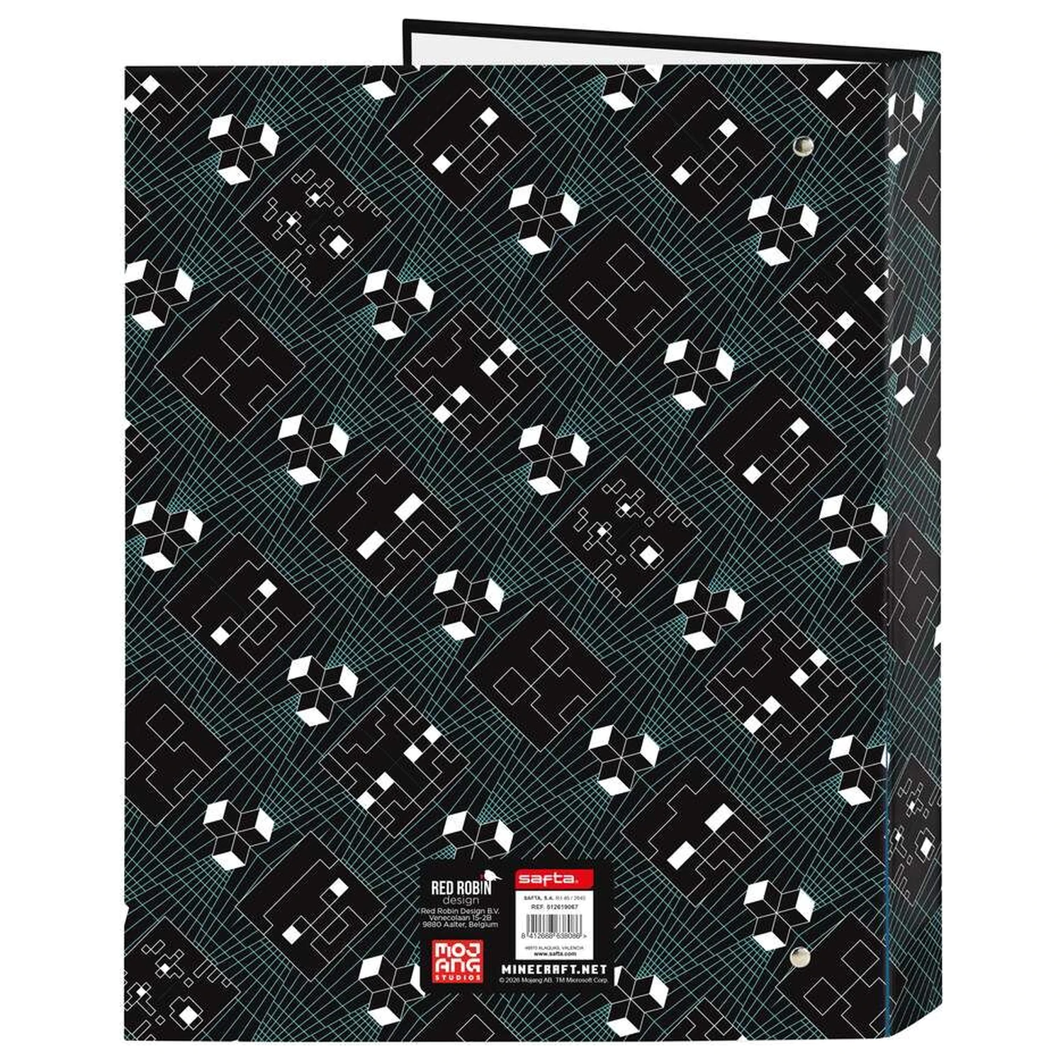 Minecraft Screen A4 cardboard 4 rings binder product photo