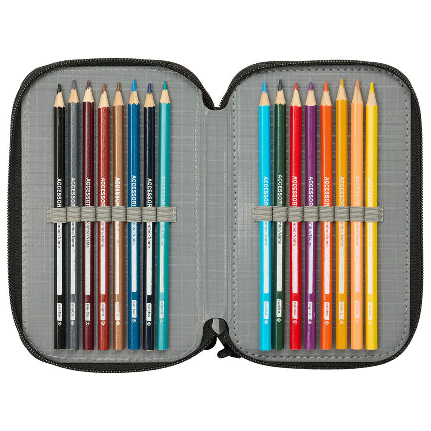 Minecraft Screen triple pencil case 37pcs product photo