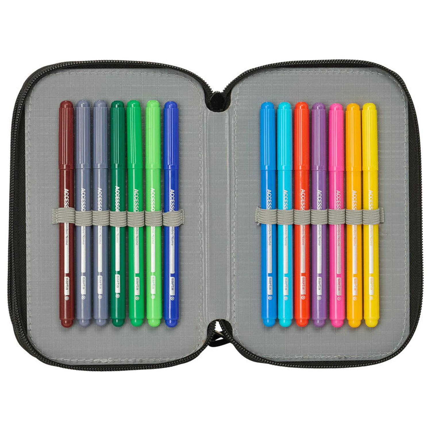 Minecraft Screen triple pencil case 37pcs product photo