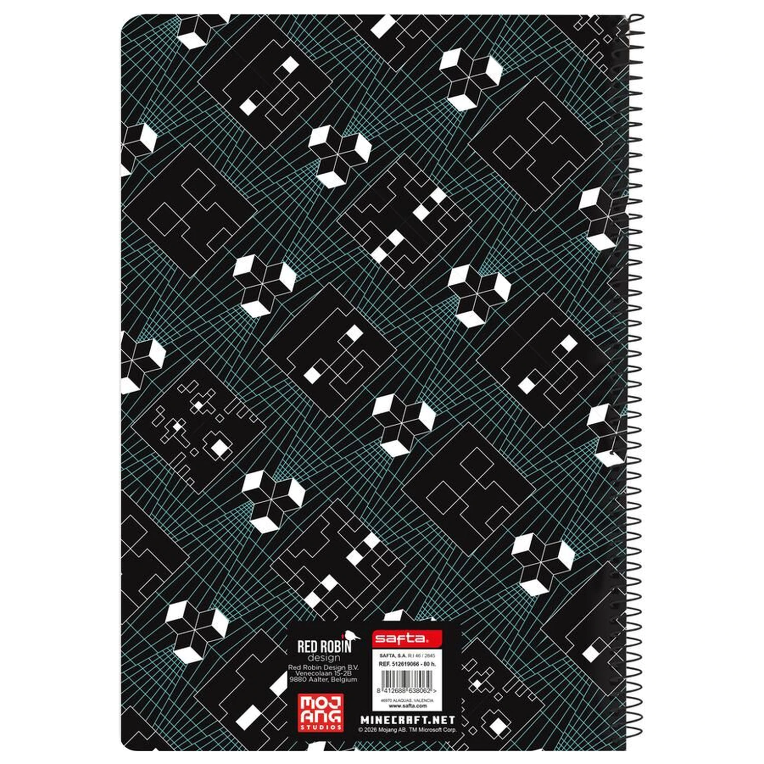 Minecraft Screen assorted A4 notebook product photo