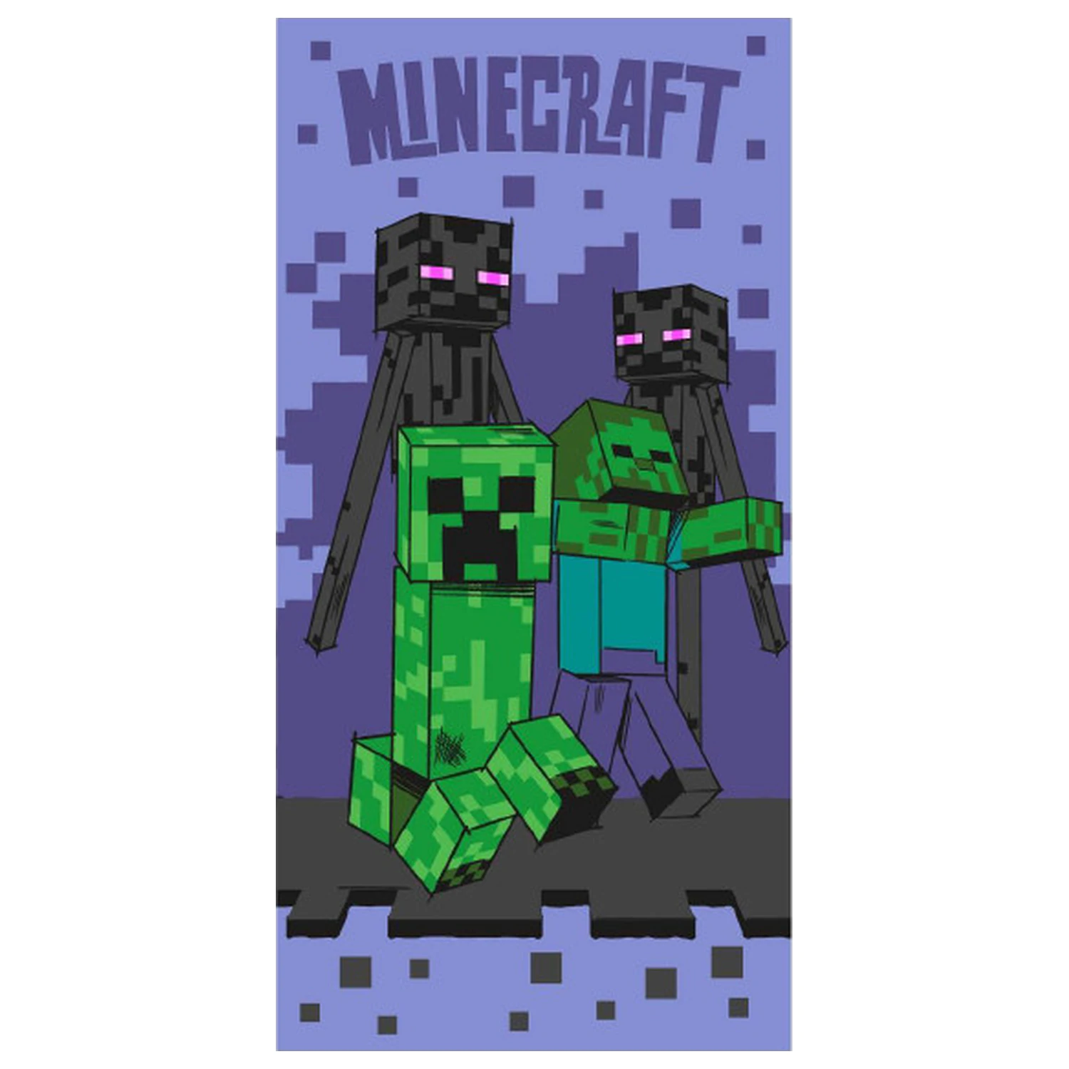 Minecraft Sketch Mobs Towel product photo