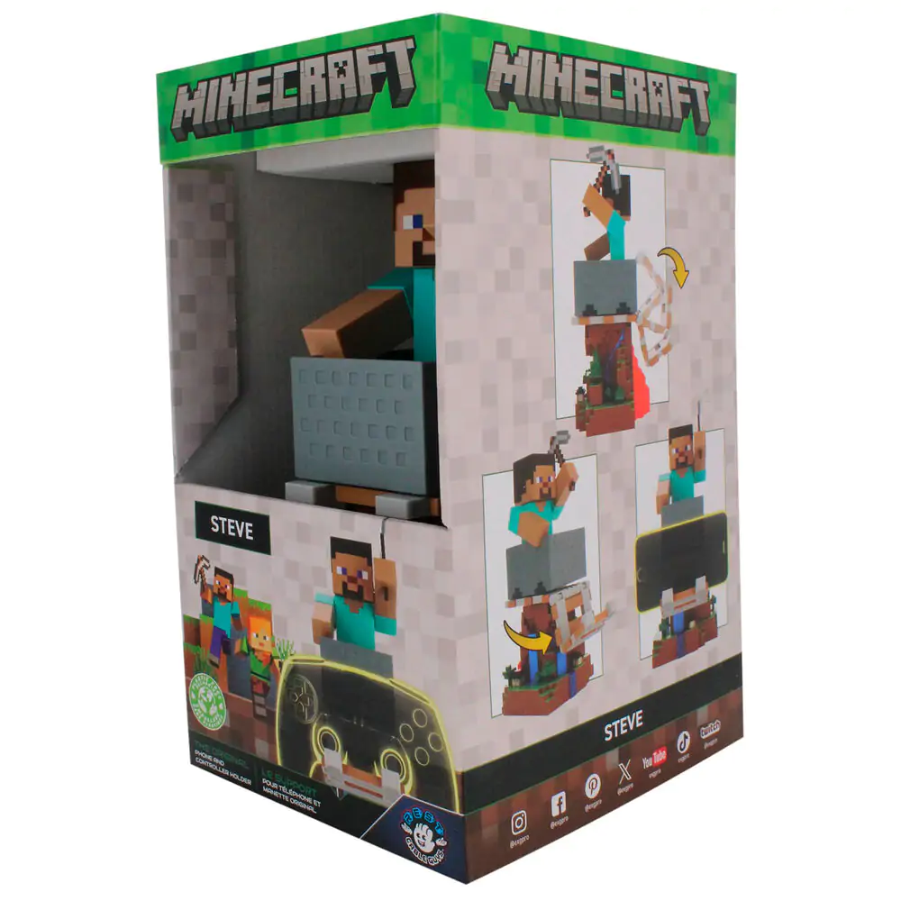 Minecraft Steve clamping bracket Cable guy 20cm termékfotó