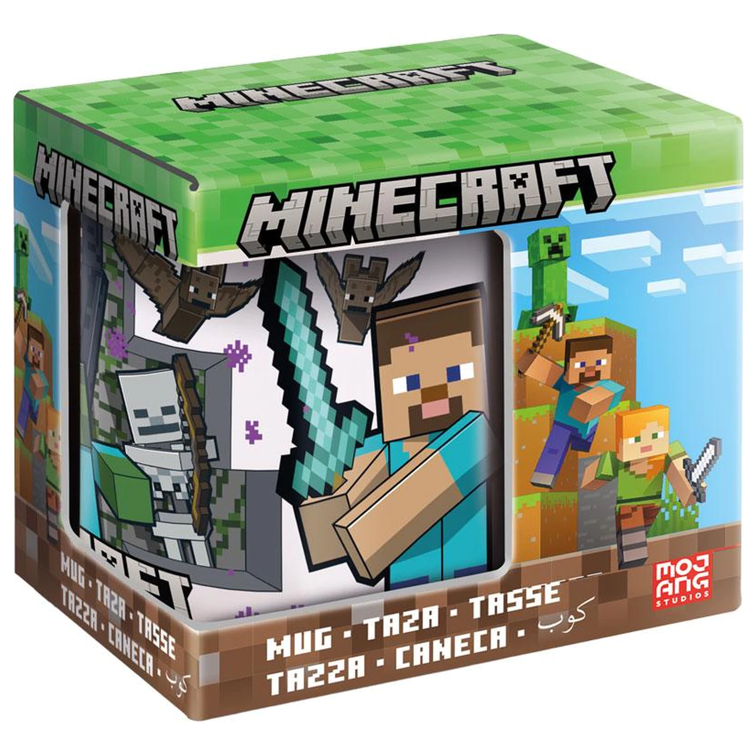 Minecraft Survival Mode Ceramic Mug 325ml product photo