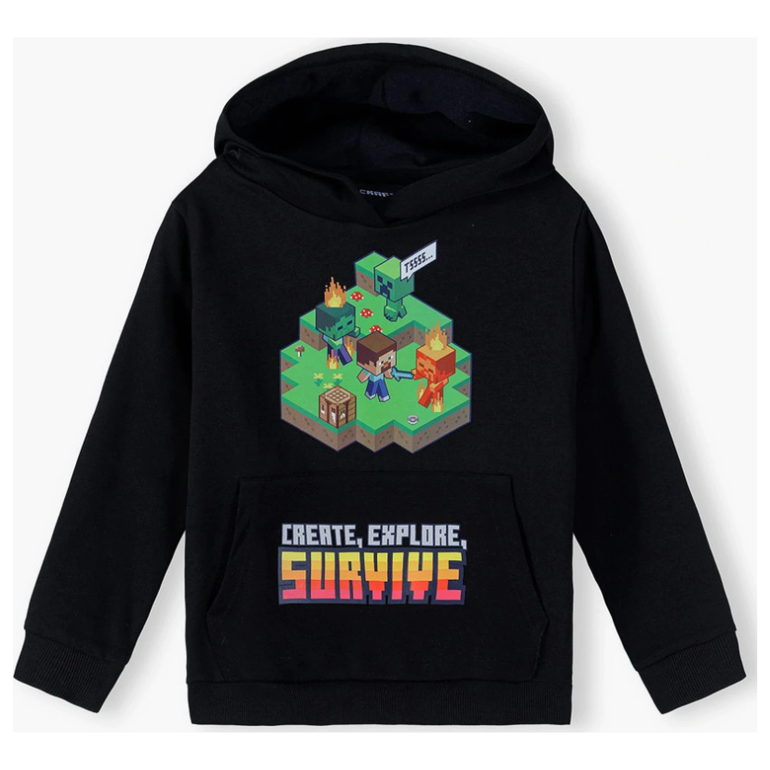 Minecraft Survive Kids Hoodie product photo