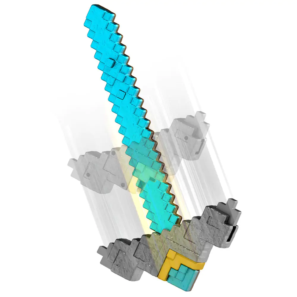 Minecraft The Movie Transformable Sword Pickaxe product photo