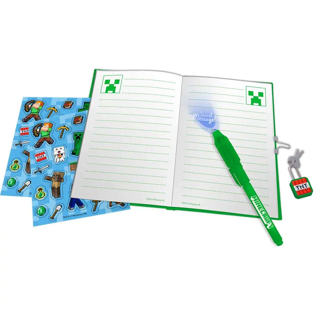 Minecraft secret diary + magic pen product photo