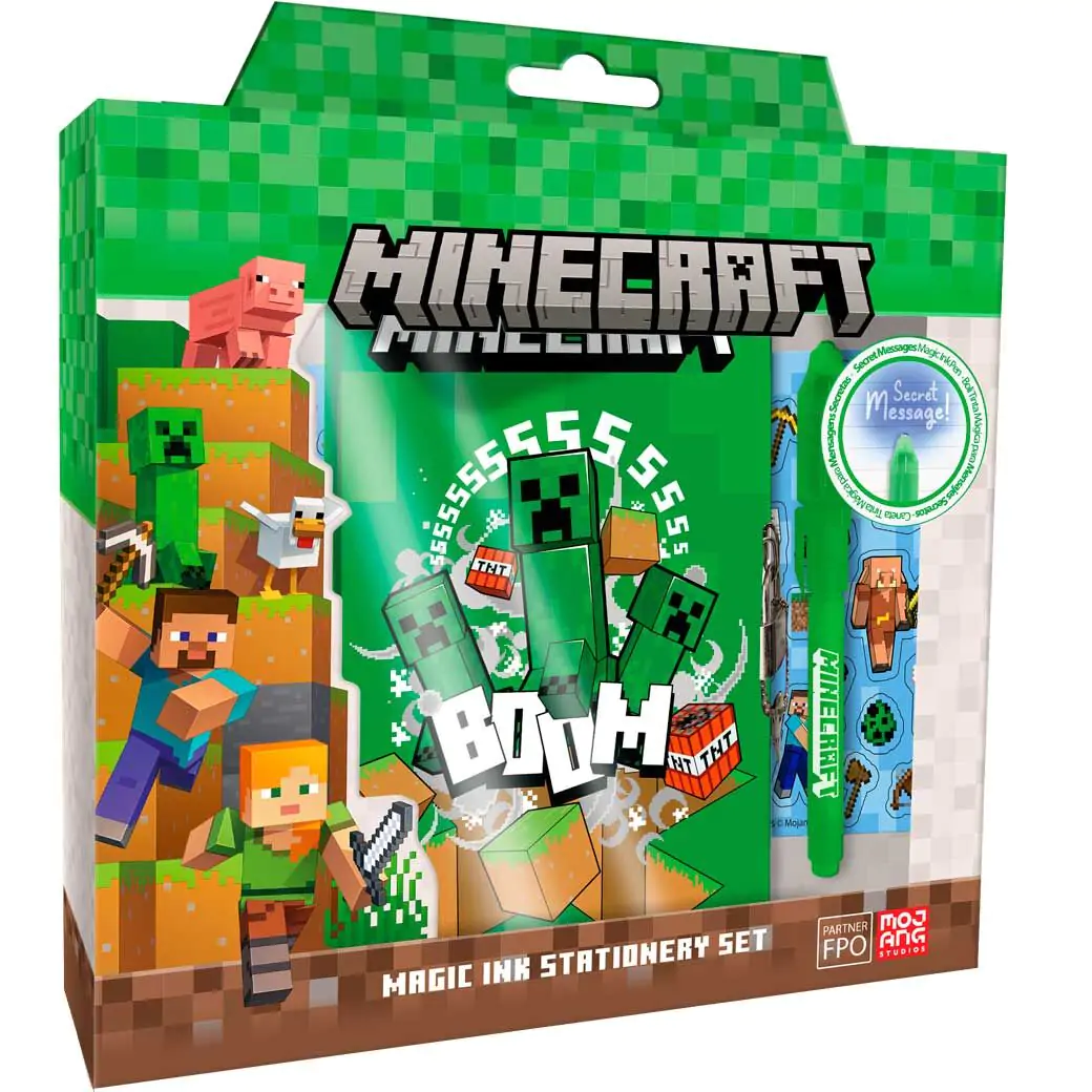 Minecraft secret diary + magic pen product photo