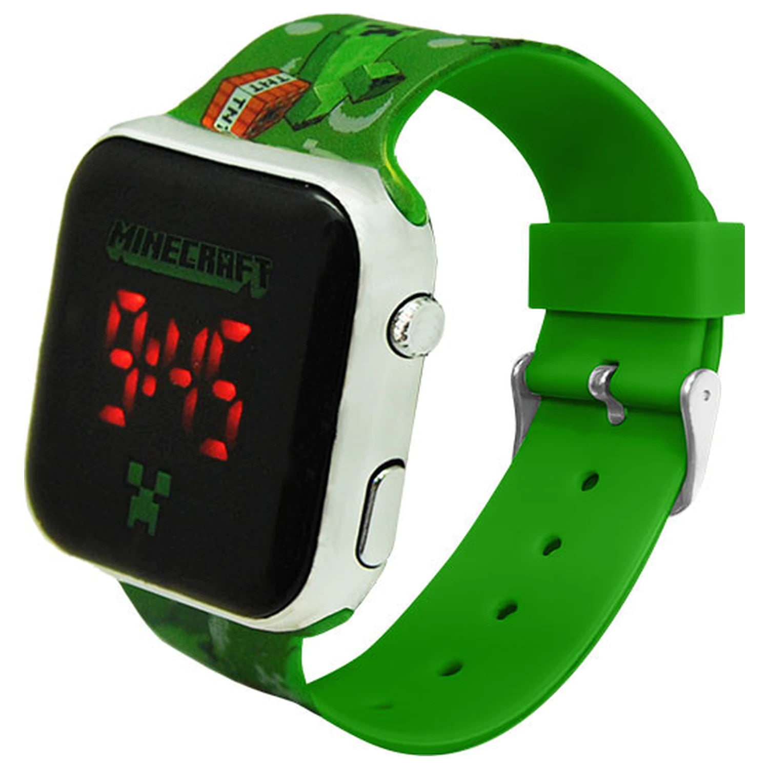 Minecraft TNT digital LED wristwatch product photo