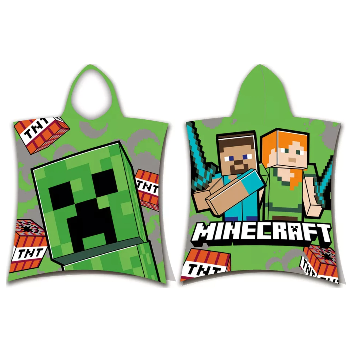 Minecraft TNT Beach Towel Poncho 50x115 cm product photo