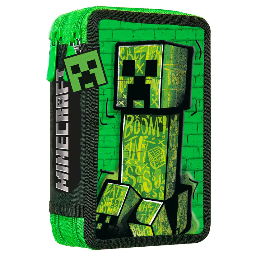 Minecraft double pencil case product photo