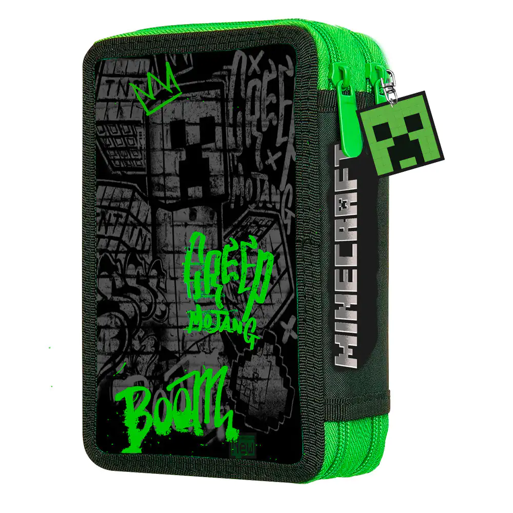 Minecraft double pencil case product photo