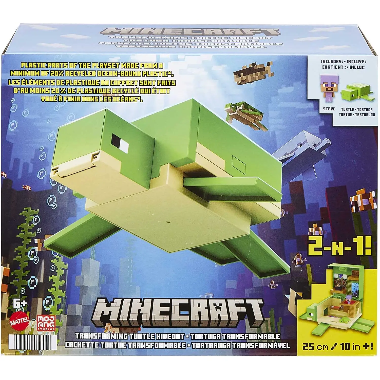 Minecraft Transformable Turtle Lair figure 26cm product photo