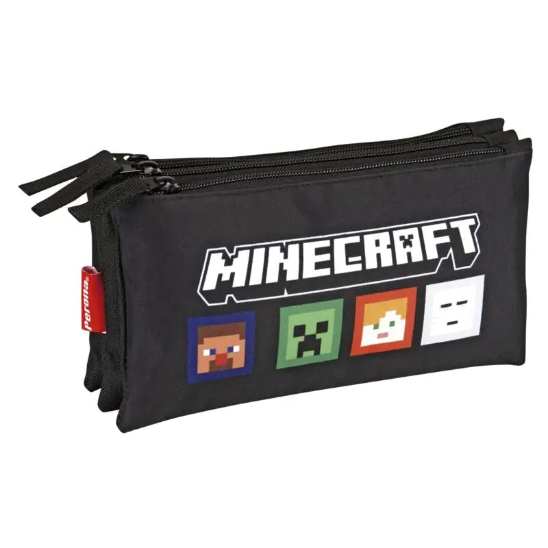 Minecraft triple pencil case termékfotó