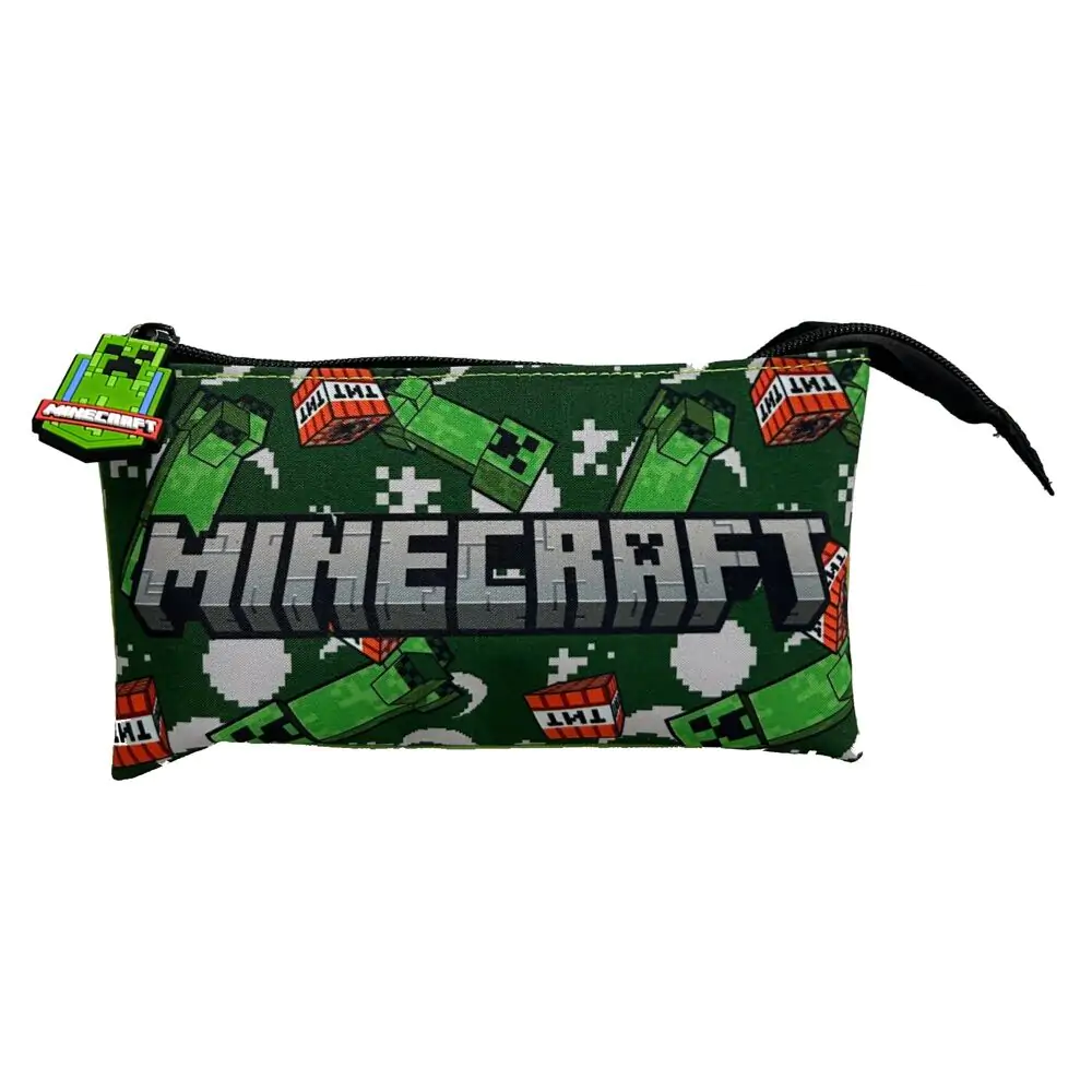 Minecraft triple pencil case product photo