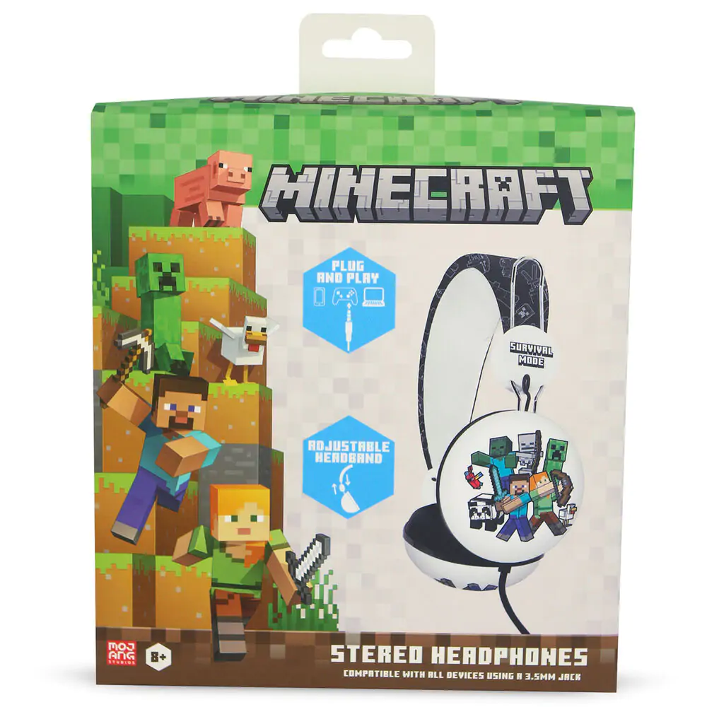 Minecraft universal headphones product photo