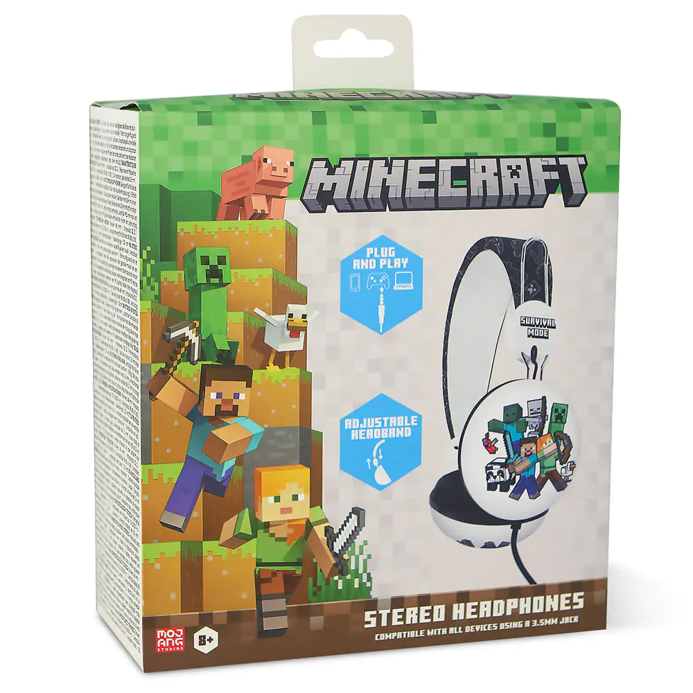 Minecraft universal headphones product photo