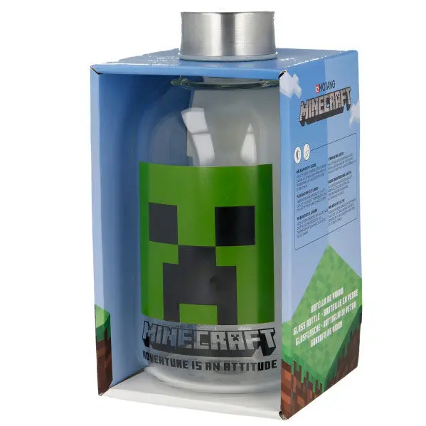 Minecraft glass bottle 620ml termékfotó