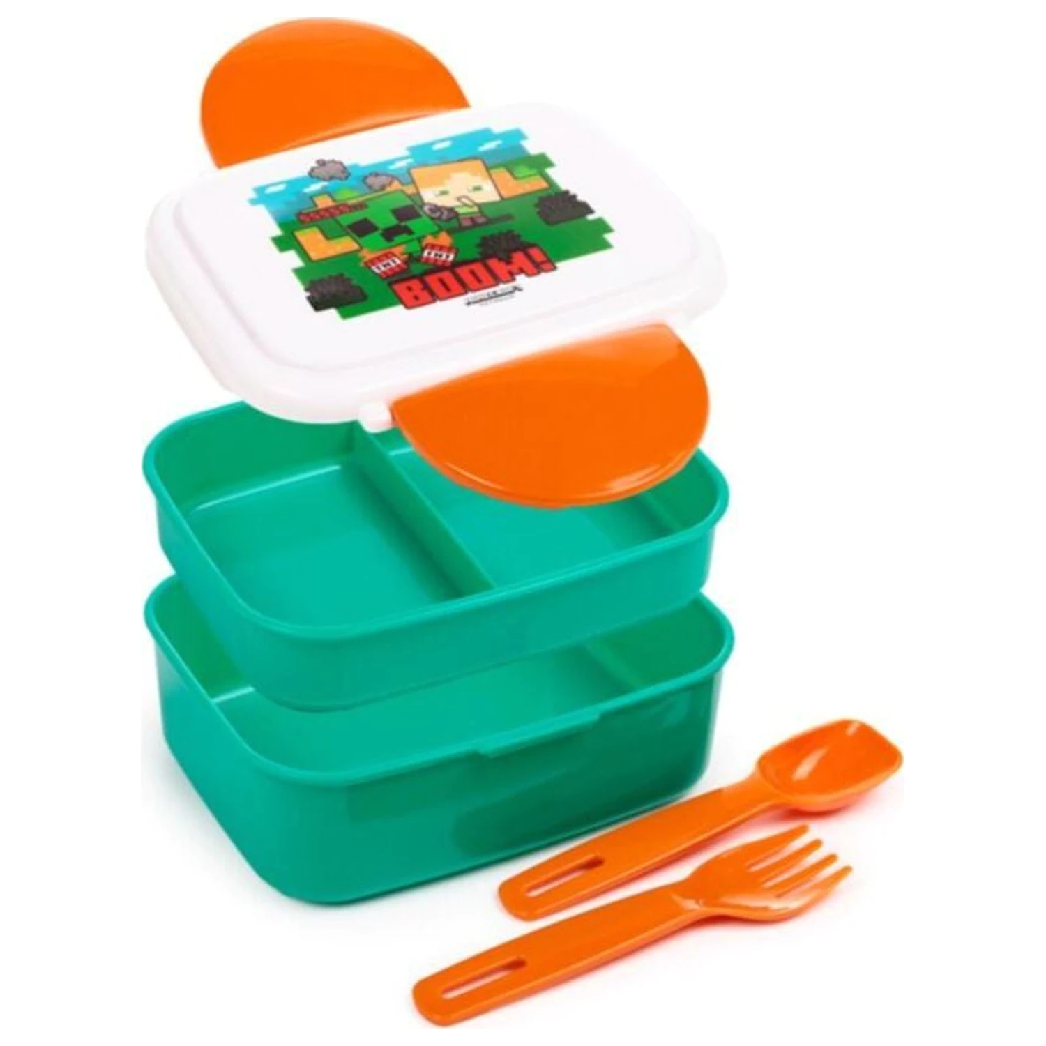 Minecraft Lunch Box and Cutlery Set product photo