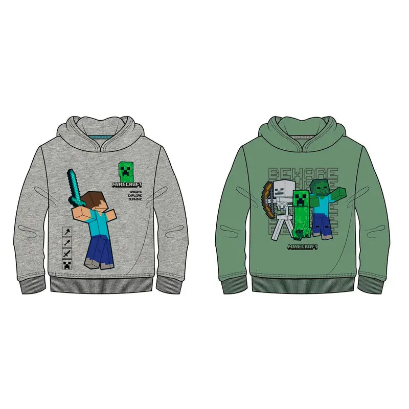 Minecraft assorted hoodie product photo