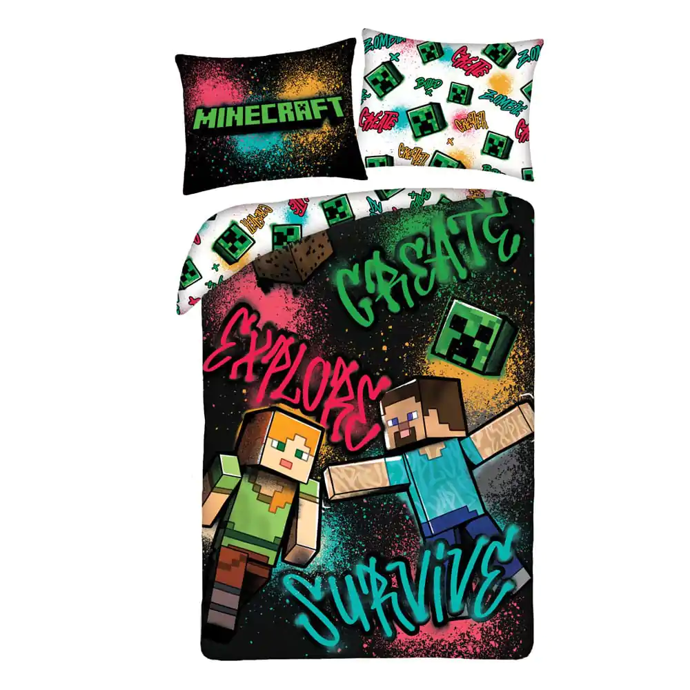 Minecraft Duvet Set Ver. 6 140 x 200 cm / 70 x 90 cm product photo