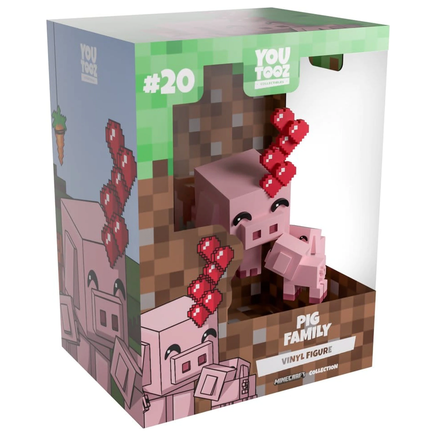 Minecraft Vinyl Figure Pig Family 8 cm        product photo