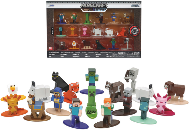Minecraft wave 8 set 18 figures 4cm product photo