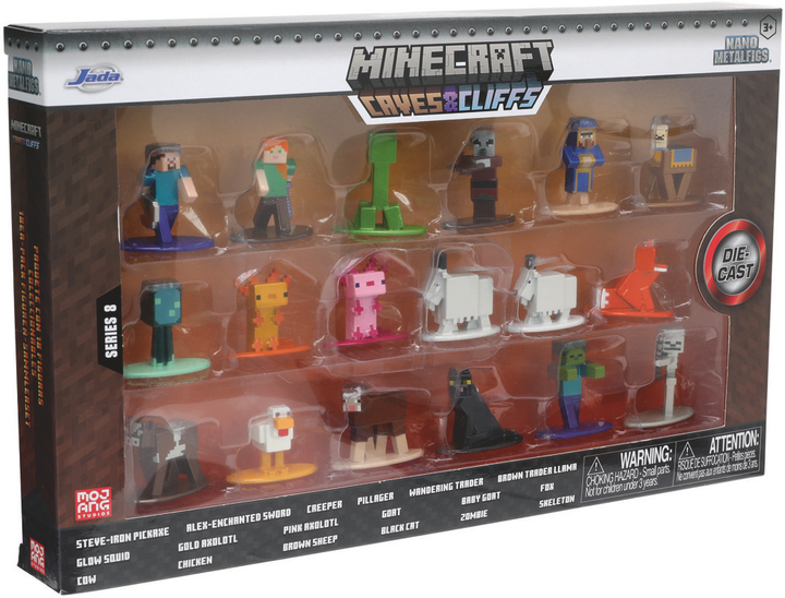 Minecraft wave 8 set 18 figures 4cm product photo