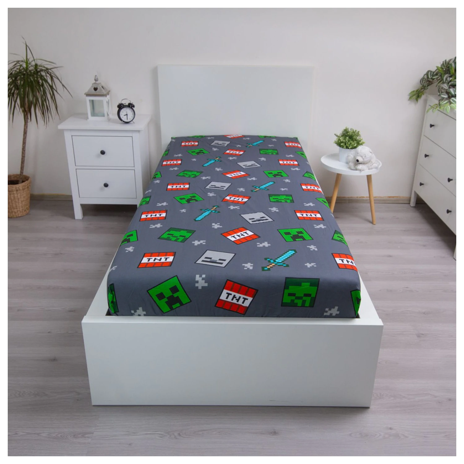 Minecraft We Got This Fitted Sheet 90x200 cm product photo