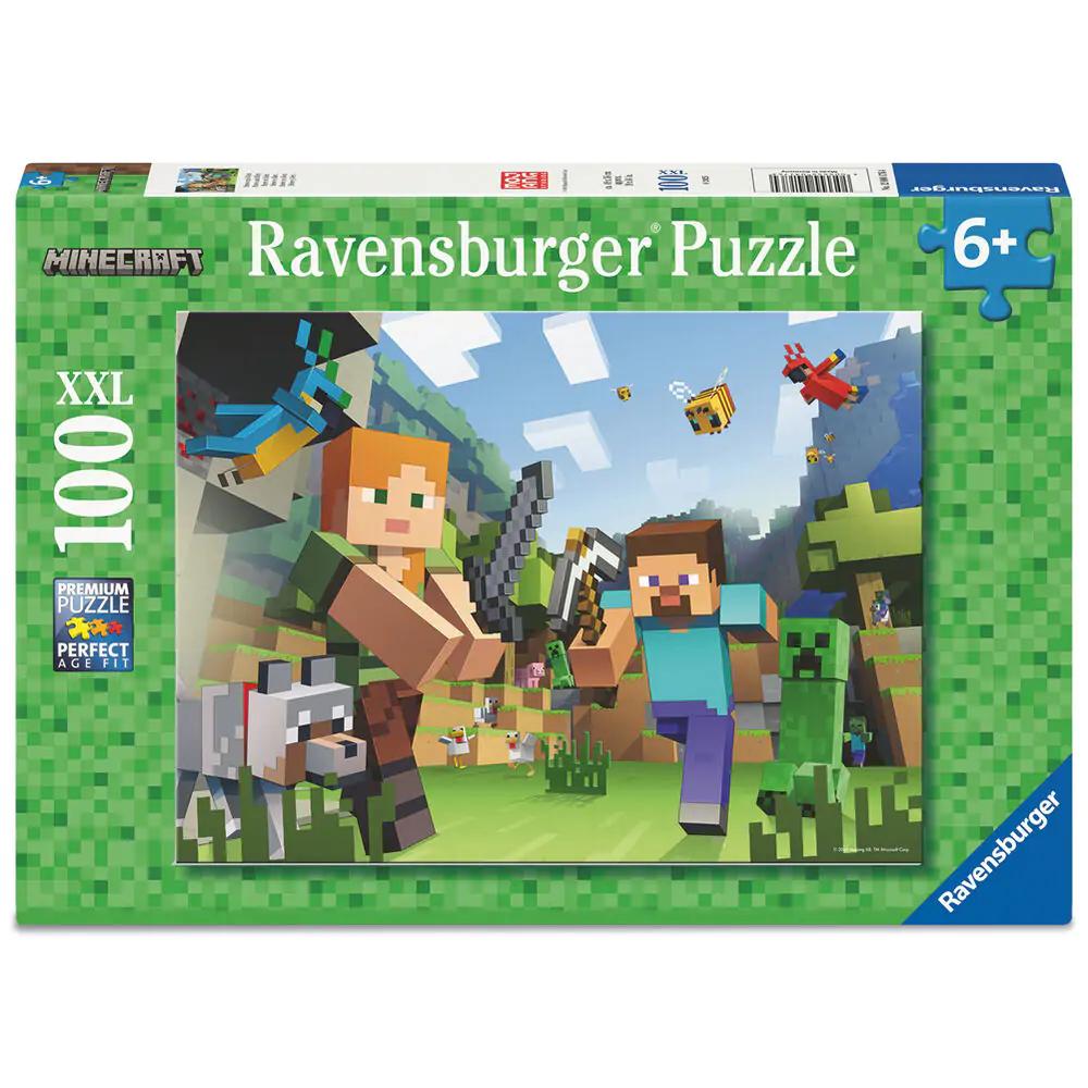 Minecraft XXL puzzle 100pcs product photo