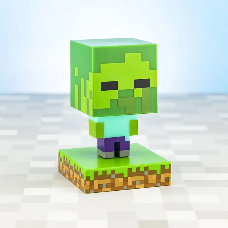 Minecraft 3D Icon Light Zombie termékfotó