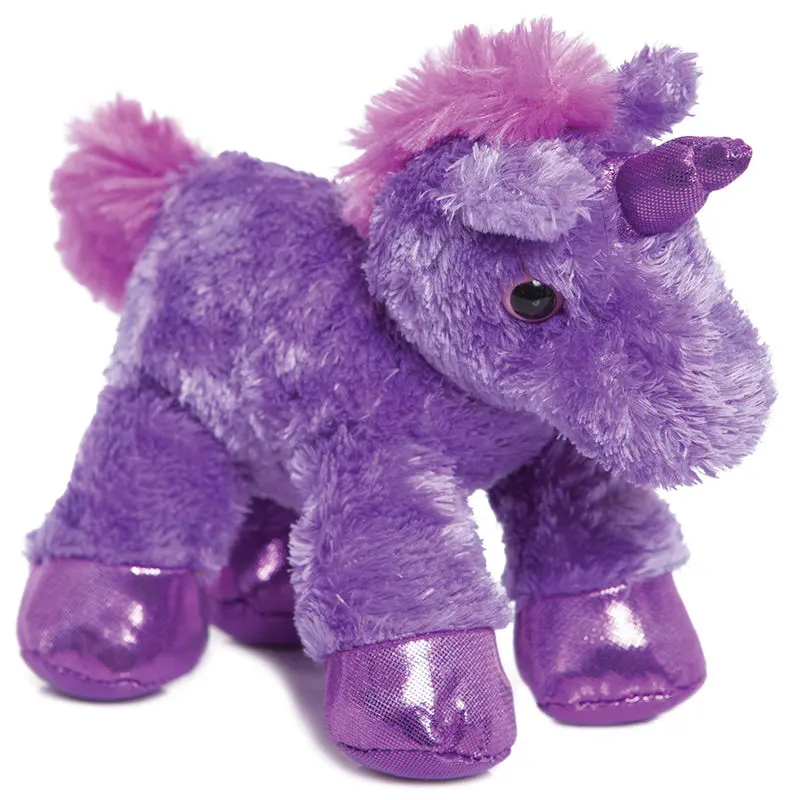 Plush Toy Unicorn Lilac Mini Flopsies 21cm product photo