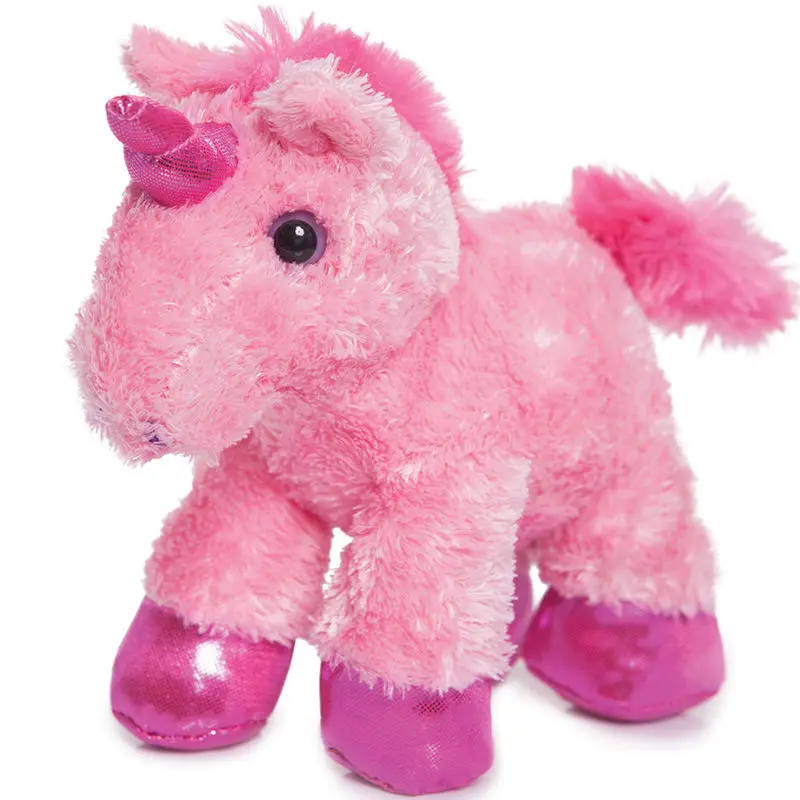 Plush Toy Unicorn Pink Mini Flopsies 21cm product photo