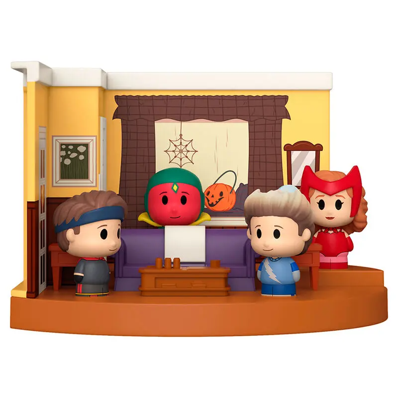 WandaVision POP! Mini Moment Vinyl Figure Set Living Room 00's (Halloween) 4 cm product photo
