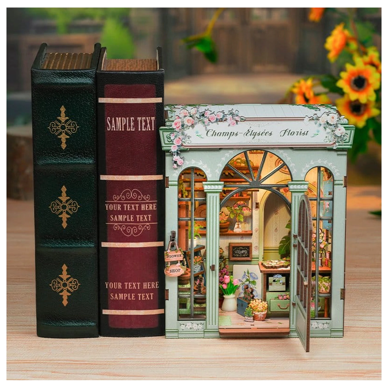 Miniature House Model Kit Champs-Élysées Florist 18 x 16 cm   product photo