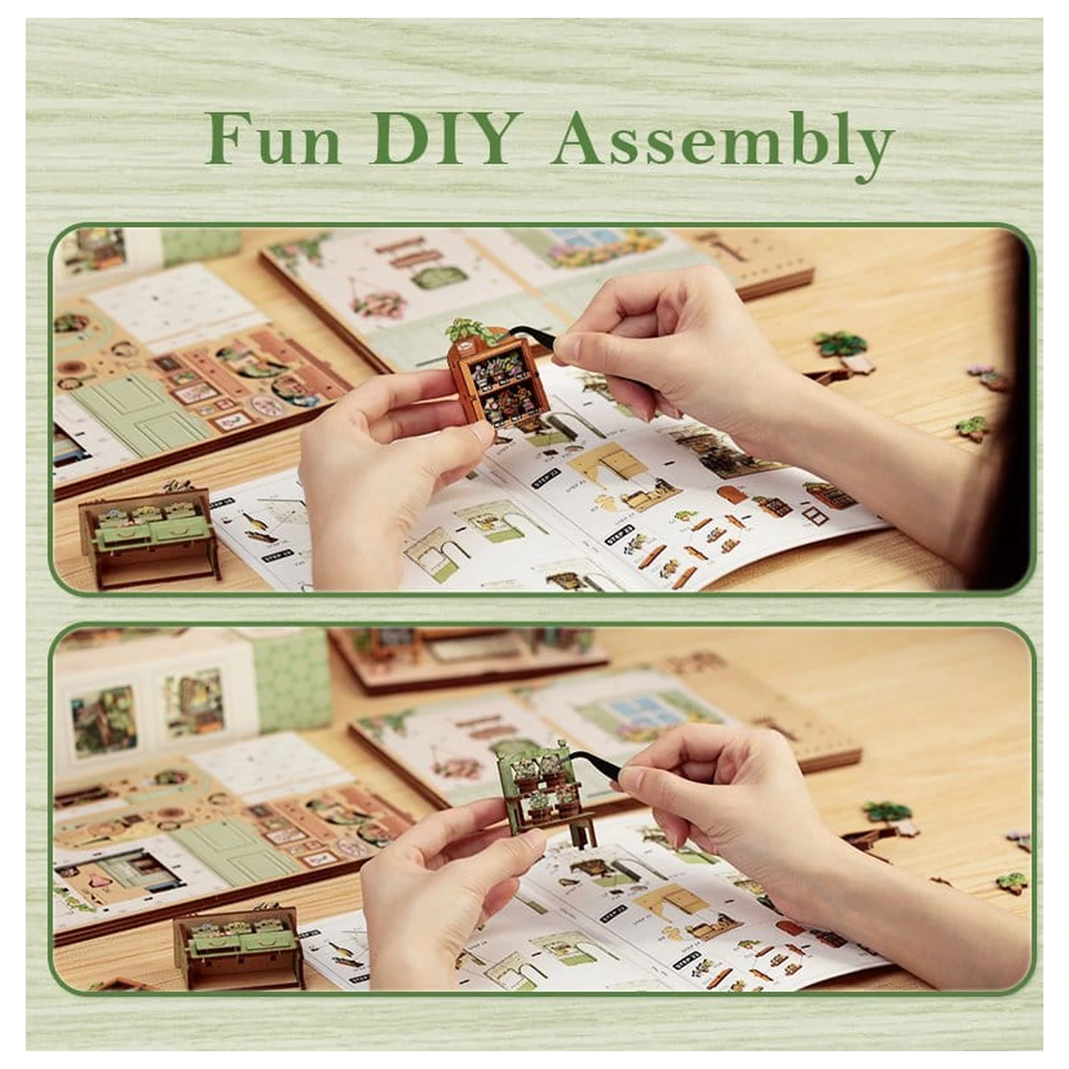 Miniature House Model Kit Champs-Élysées Florist 18 x 16 cm   product photo