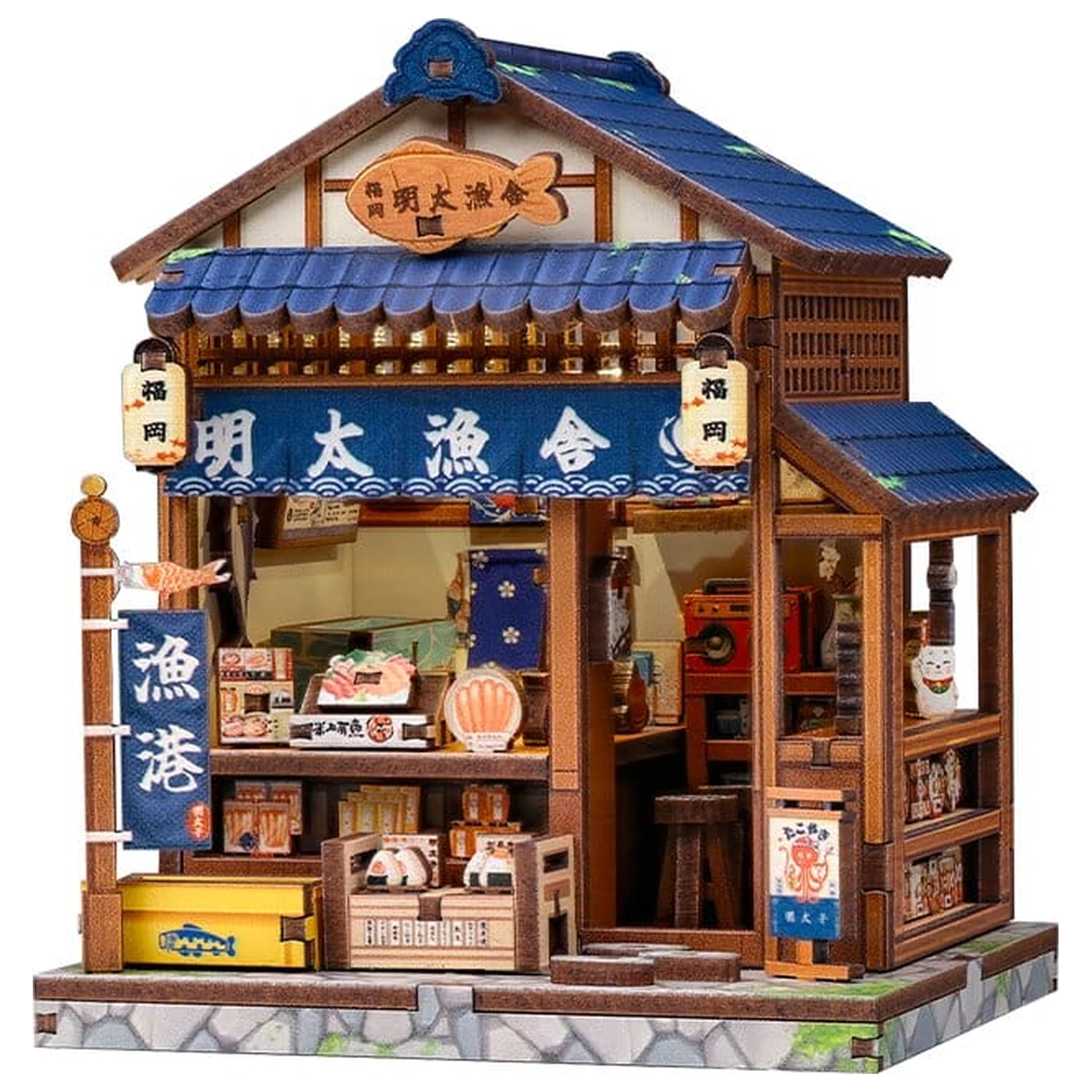 Miniature House Model Kit Fukuoka Mentaiko Kitchen 11 x 9 cm product photo