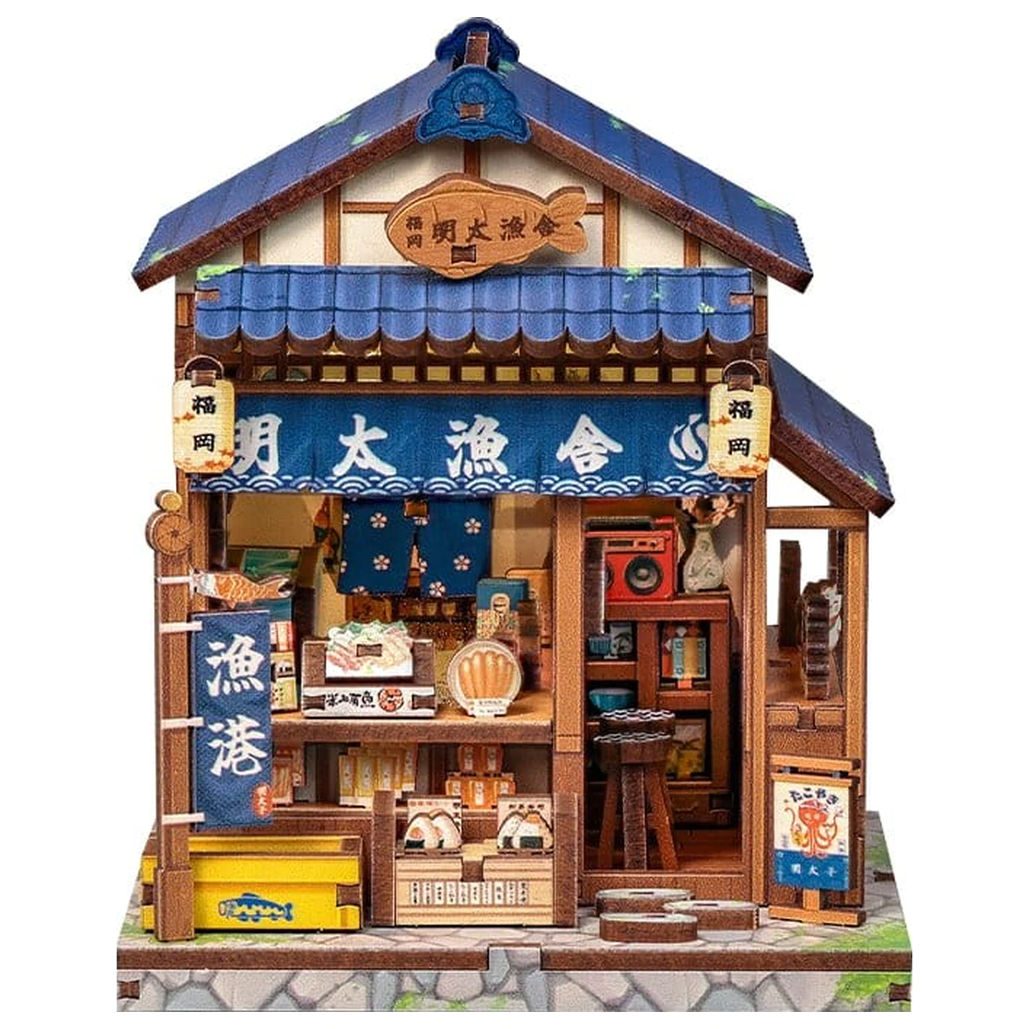 Miniature House Model Kit Fukuoka Mentaiko Kitchen 11 x 9 cm product photo