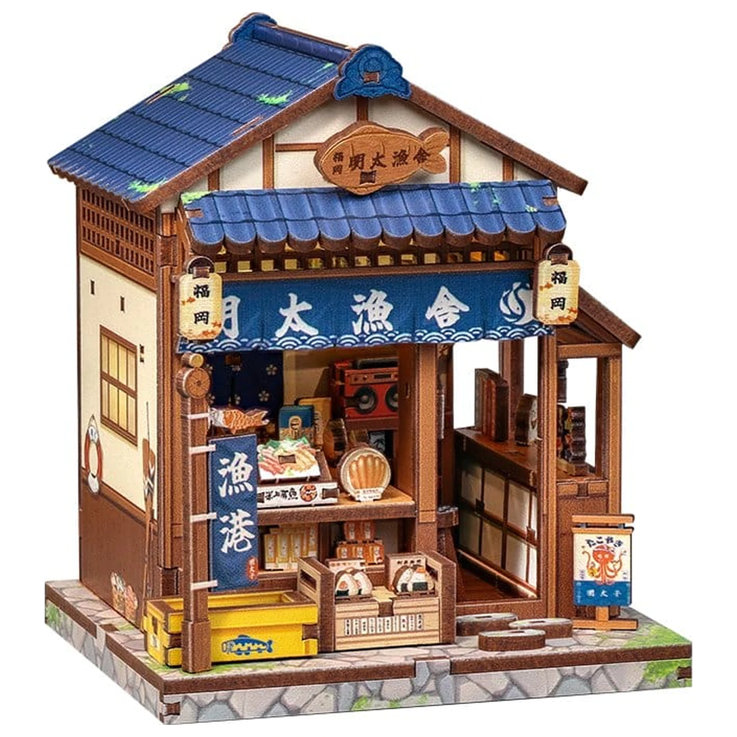 Miniature House Model Kit Fukuoka Mentaiko Kitchen 11 x 9 cm product photo