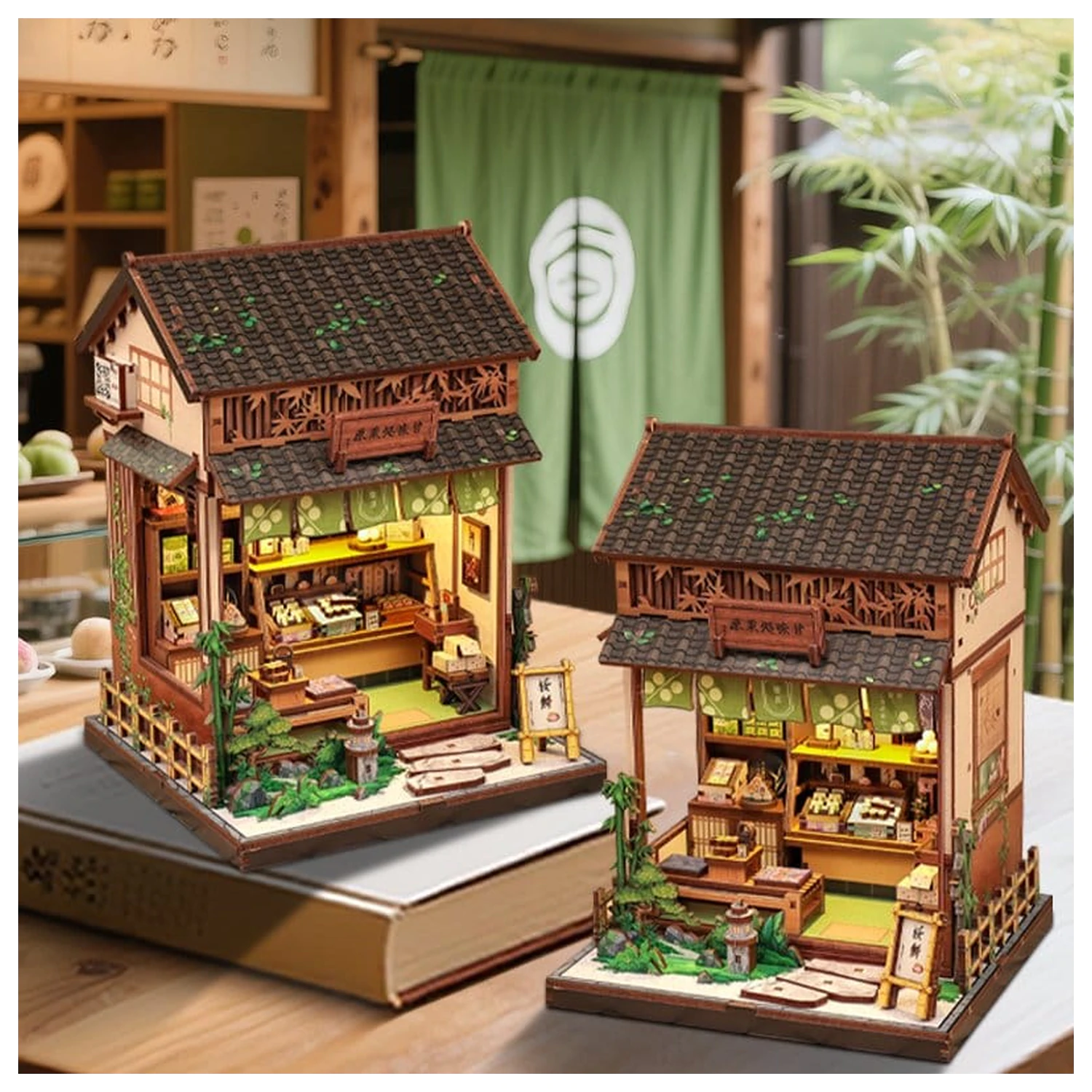 Miniature House Model Kit Kanmi-dokoro Kurihara 19 x 15 cm   product photo