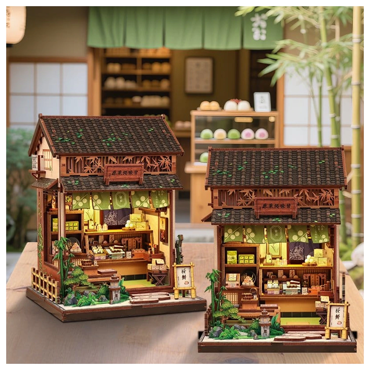 Miniature House Model Kit Kanmi-dokoro Kurihara 19 x 15 cm   product photo