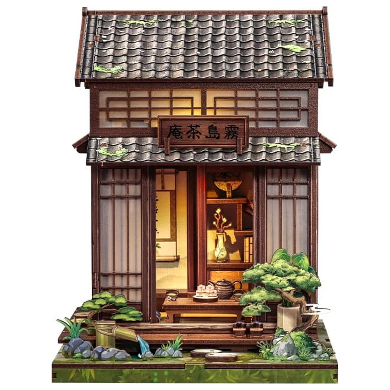 Miniature House Model Kit Kirishima Cha-an 19 x 14 cm product photo