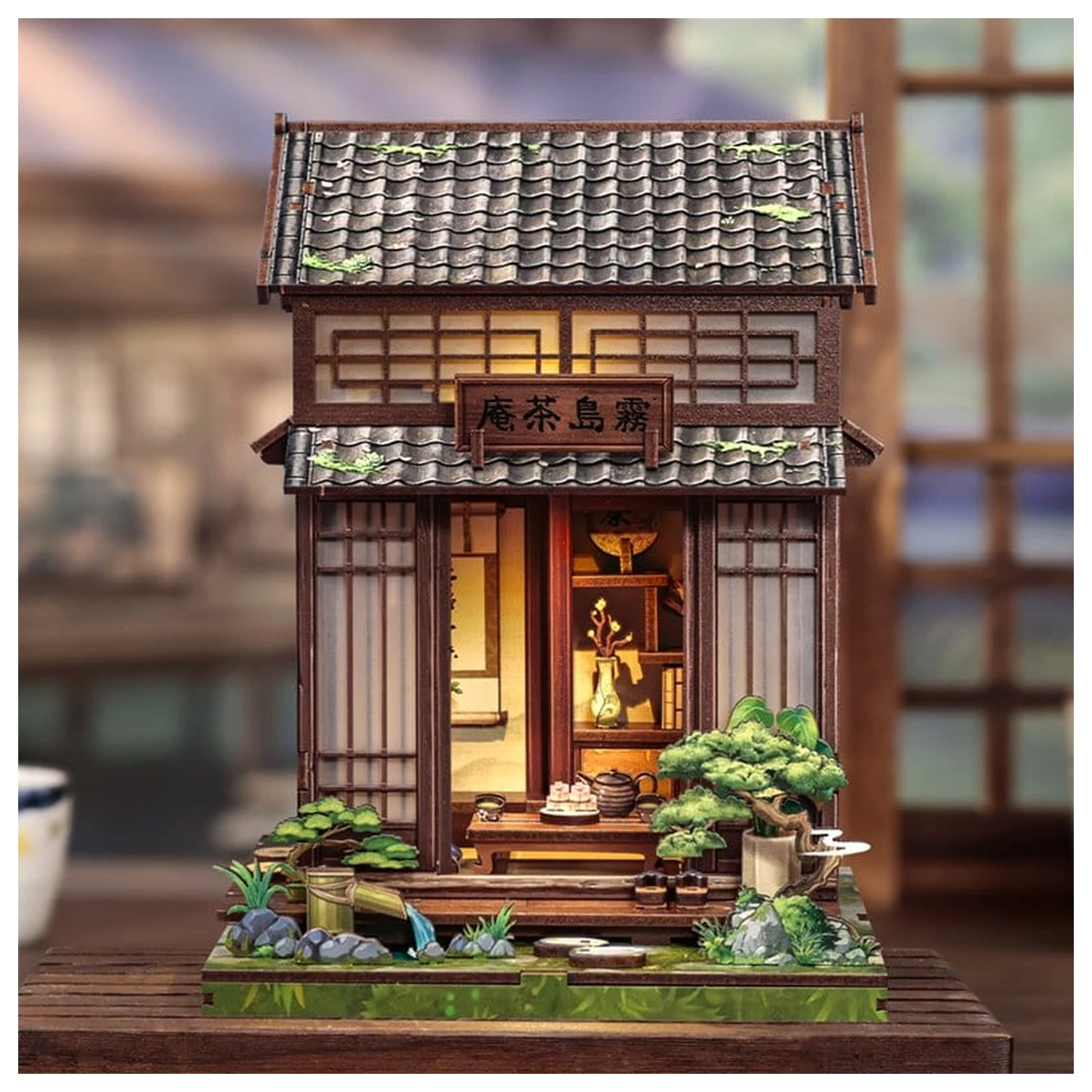 Miniature House Model Kit Kirishima Cha-an 19 x 14 cm product photo