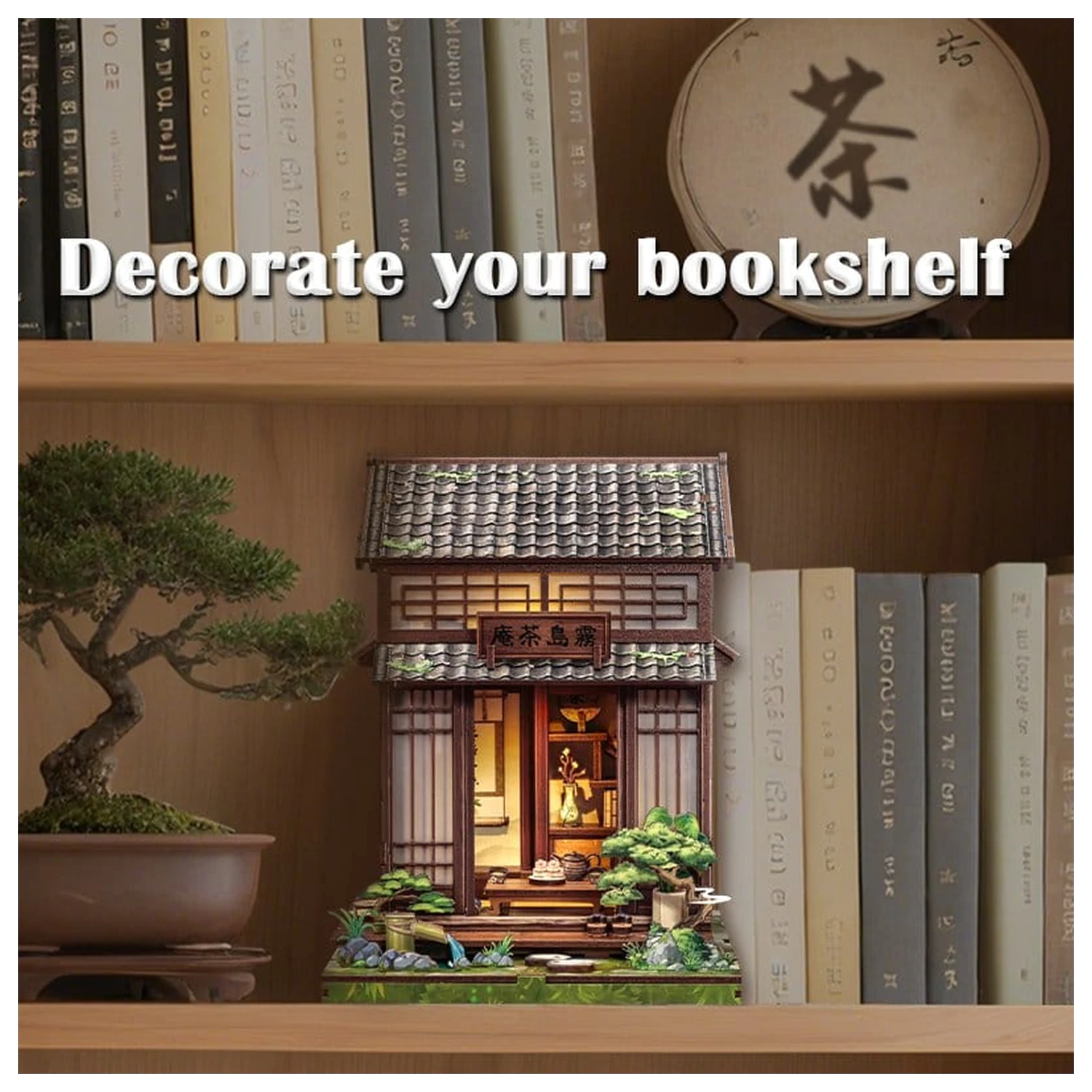 Miniature House Model Kit Kirishima Cha-an 19 x 14 cm product photo