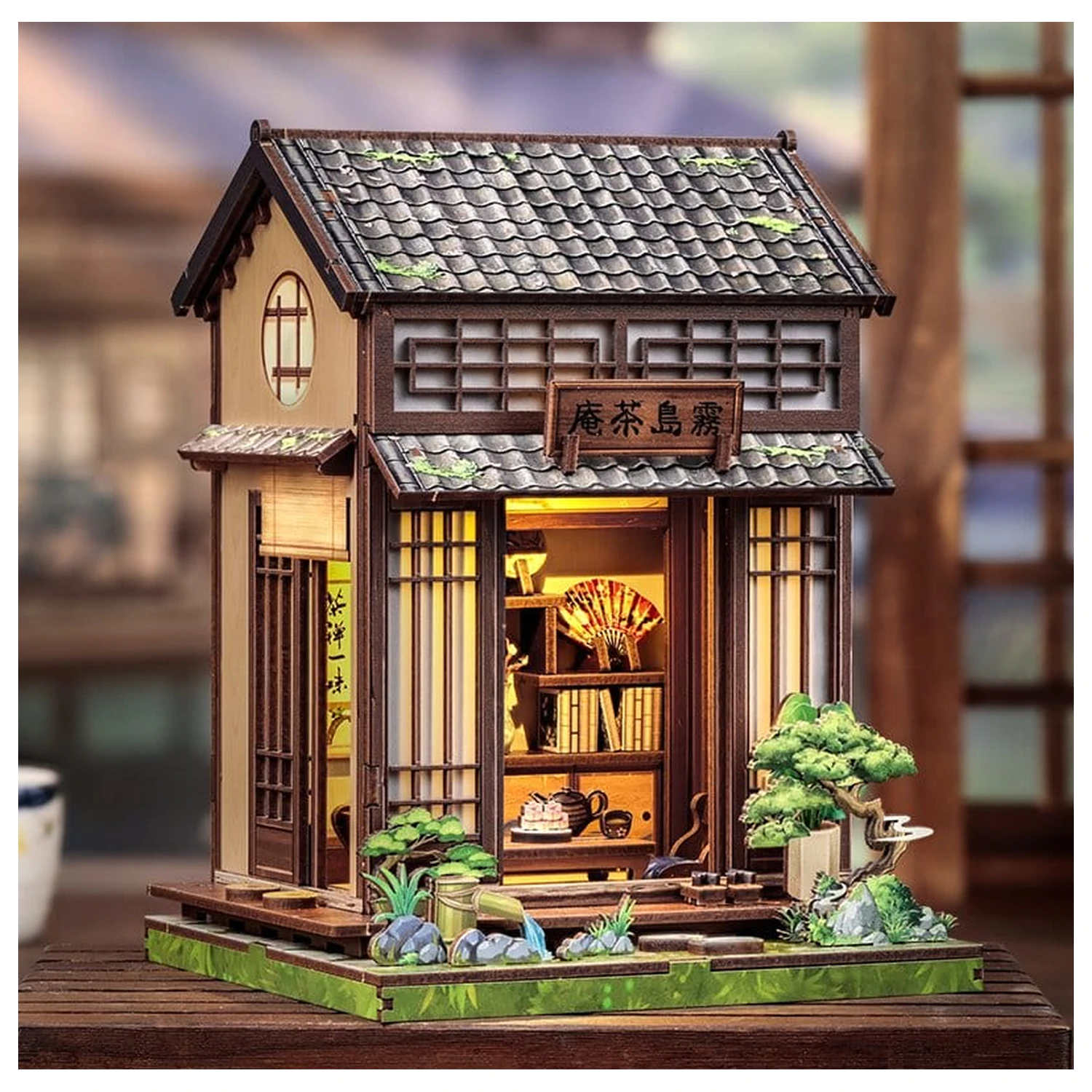 Miniature House Model Kit Kirishima Cha-an 19 x 14 cm product photo
