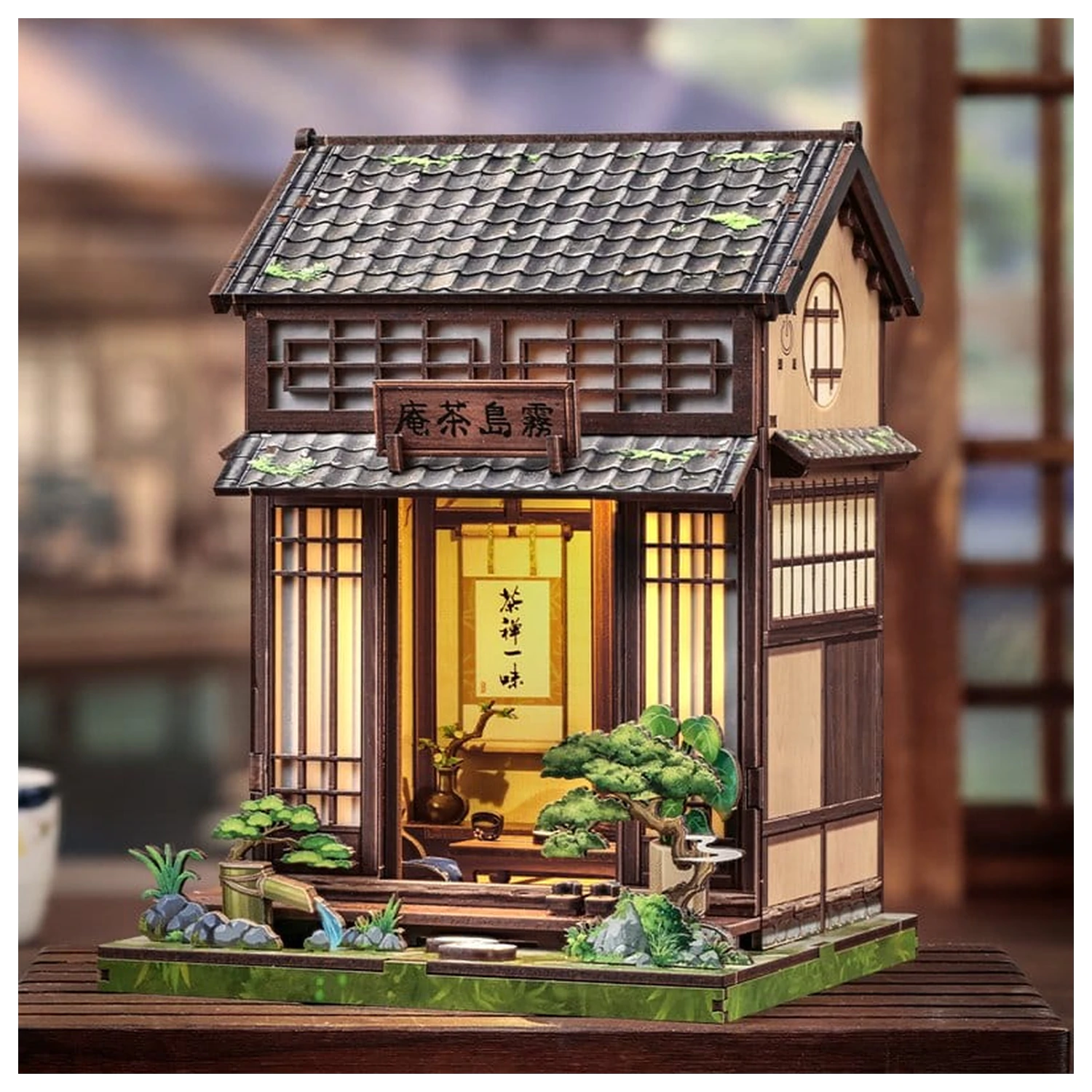 Miniature House Model Kit Kirishima Cha-an 19 x 14 cm product photo